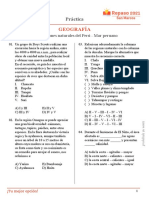 Geografía-Repaso San Marcos 2021-Semana 4-Ocho Regiones Naturales Del Perú-Mar Peruano (Práctica para El Alumno)