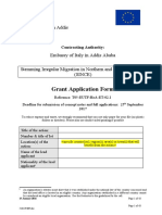 Annex A - Grant Application Form