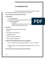 Tempro-Mandibular Joint: - Can Be Classified Anatomically and Functionally A-Anatomically