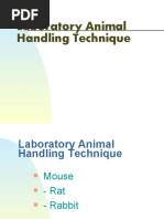 Biotechniques 02 - Handling of Animals