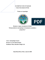 El Desarrollo de La Antropología en Guatemala