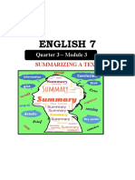 English 7: Quarter 3 - Module 3