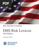 Dhs Risk Lexicon 2010