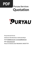 Puryau Pricing