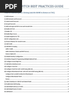 Cisco Switch Best Practices Guide: Table of Contents (After Clicking Link Hit HOME To Return To TOC)