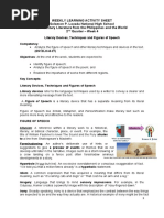 Weekly Learning Activity Sheet Solomon P. Lozada National High School 21 Century Literature From The Philippines and The World 2 Quarter - Week 4