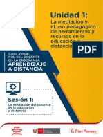 Rol Del Docente en La Enseñanza Aprendizaje A Distancia