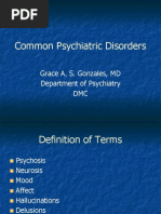 Common Psychiatric Disorders