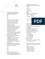 Produsul Finalal Reactiei de Crotonizare Al Benzaldehidei Cu Acetona Are Formula Moleculara