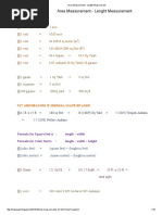 Area Measurement Lenght Measurement