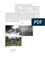 Narrative Report On Tree Planting