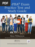 (Best Practices and Advances in Program Management) Williamson, Brian David - PMI-PBA® Exam Practice Test and Study Guide-Auerbach Publications - CRC Press (2018)