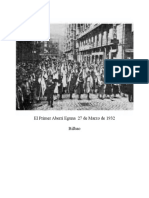 Aniversario de El Primer Aberri Eguna 27 Marzo 1932