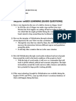 Inquiry Based Learning (Guide Questions) : Angelica Pangilinan (Bs Psych 2A) Contemporay World