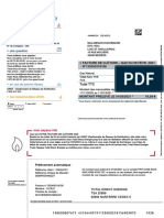 Mes Références: Facture de Clôture - Gaz Du 08 Févr. 2021