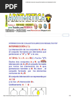 2 C Interseccion de Conjuntos Ejercicios Resueltos PDF