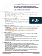 Insights Mind Maps: Strategic Importance of Quadrilateral