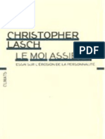 L'Homme Assiege - Christopher Lasch