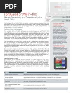 Fortigate/Fortiwifi - 40C: Secure Connectivity and Compliance For The Small Office