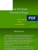 Post Partum Haemorrhage