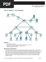 Ch6: PT Activity 2 - ACL Placement: Cisco Health Information Networking