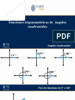 Trigonometria Angulos Cuadrantales