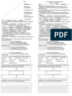 Answer Sheet in TLE 7 Week 1 Q3