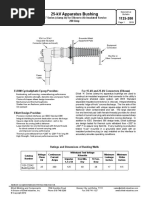 25 KV Apparatus Bushing A Series (Clamp-In) For Elbow To Air-Insulated Service 200 A - ELLIOTT