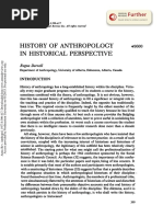 History of Anthropology in Historical Perspective: Further