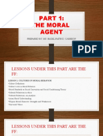 The Moral Agent: Prepared By: Ms. Hazel Faith D. Carreon