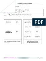 Product Specification: Customer Date Approved by Date