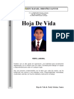 Hoja de Vida Fredy