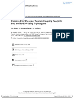 Improved Syntheses of Peptide Coupling Reagents Bop and Pybop Using Triphosgene