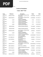 Consulta de Movimientos Cuenta: 0102 6763: Fecha Referencia Descripción Monto Saldo