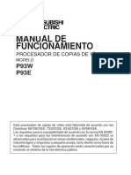 Manual Procesador de Copias de Video P93W P93e