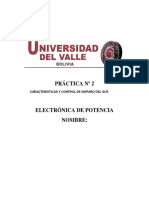 Práctica #2: Caracteristicas Y Control de Disparo Del SCR