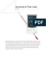 Weather Instruments & Their Uses: by Caitlynn Lowe Updated February 05, 2018