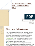 Direct and Indirect Tax