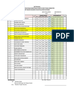 Format Nilai SBK Kls 9 2020 Genap