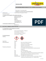 Safety Data Sheet Velopex Ready To Use Developer