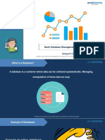 Bank Database Management System