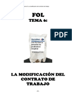 Modificación Del Contrato de Trabajo