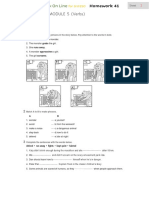 Vocabulary: Module 5 (Verbs) : For 3rd ESO