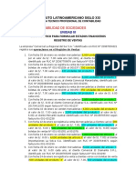 Enunciado Operaciones Del Registro de Ventas