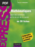 Mathematiques Pour Les Sciences de La Vie Et de La Sante