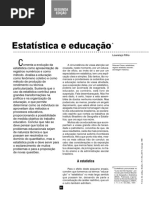 Educação e Estatística. Lourenço Filho