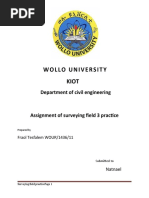 Surveying Field Practice Assignment