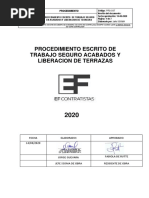 Pro - Sst. Procedmimiento de Trabajo Seguro en Acabados