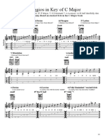 Arpeggios in C Major Stacked 3rds