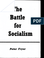 Peter Fryer, The Battle For Socialism, Socialist Labour League, 1959